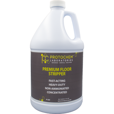 PROTOCHEM LABORATORIES Premium Non-Ammoniated Floor Stripper Concentrate, 1 gal., PK4 PC-26C-1